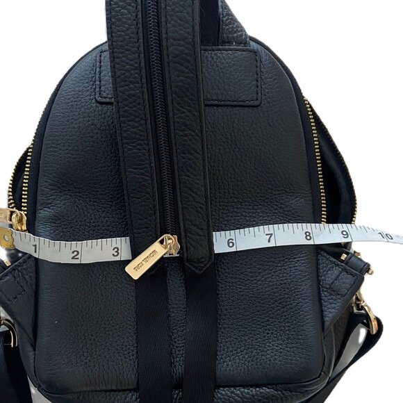 Michael Kors Black 100% Leather Mini Backpack - Picture 3 of 6
